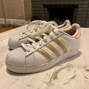 Adidas Superstar Gold Stripe - Size 4